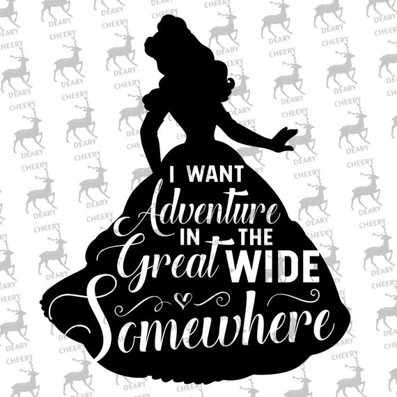 Download Beauty and the Beast Dream Disney Belle Digital File SVG
