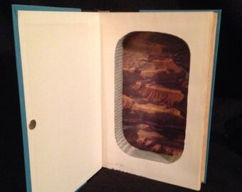 Hollow Book Safe. Magnetic closure.