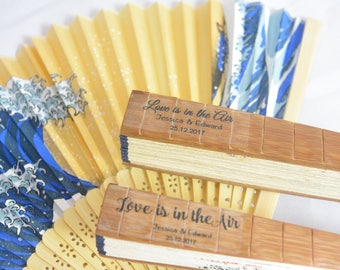 Wedding Fan Label, Hand Fan Label,Program Fan label,Personalized Fan Sticker,Custom Label Fan, Clear Wedding Label, Personalized Clear Label