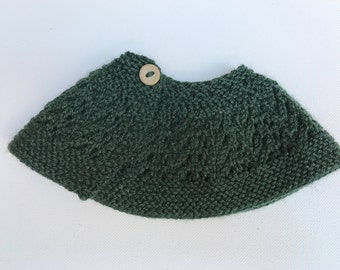 Dark Green Capelet