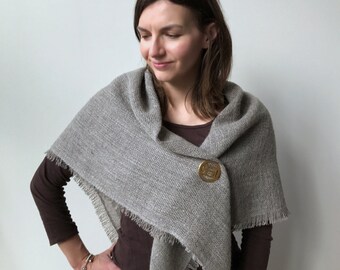 Handwoven Wool Scarf, Keffiyeh, Shemagh, Shawl