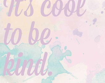 kind is the new cool