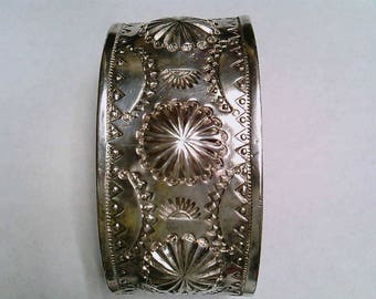 Vintage Sterling Silver One of a Kind Cuff Bracelet
