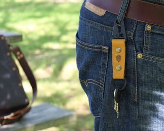 Leather Key Chain, Leather Key Fob, Mens Keychin, Mens Key Chain, Leather Keychain, Leather Key Strap, Groomsmen Gift