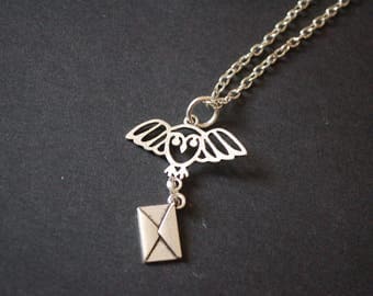 owl post necklace