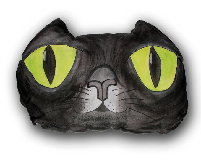 Cat Pillow,Pillow,Handmade,Pet Pillow,Cute,Home Decor,Black Cat,Cat,Kitten,gift,Art,Cat pillow pattern,pillows,pillow cat,Pillow pet,3d,mom