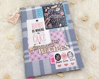 Notebook handmade, cookbook, kitchen, recipes, cook