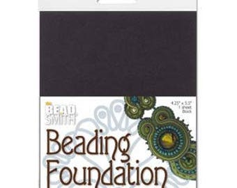 4 Pack Bead Back Soutache Beading Foundation 8.5 x 11 Black and White