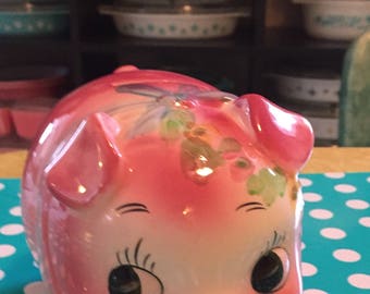 Vintage Ceramic Piggy Bank