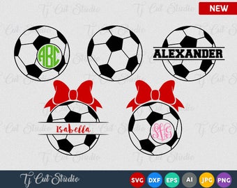 Soccer SVGs, Soccer Monogram, Soccer Mom Vector
