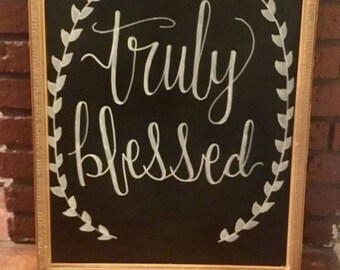 Truly blessed | Etsy