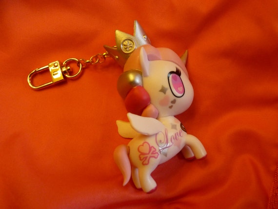 New Tokidoki Customized Unicorno Series 3 Unicorn Keychain Key