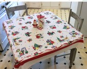 Vintage tablecloths towels aprons and more by unclebunkstrunk