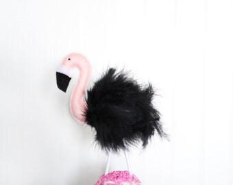 Flamingo Cake Topper - Frenchie