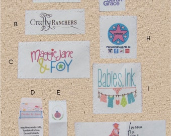Custom Clothing Labels-in Organic Cotton-Sew in labels