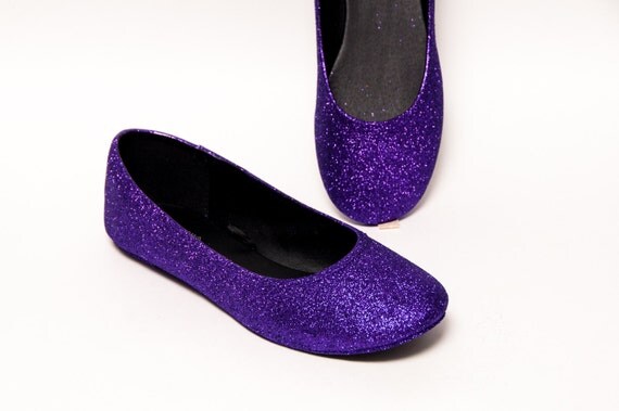 purple ballerina shoes