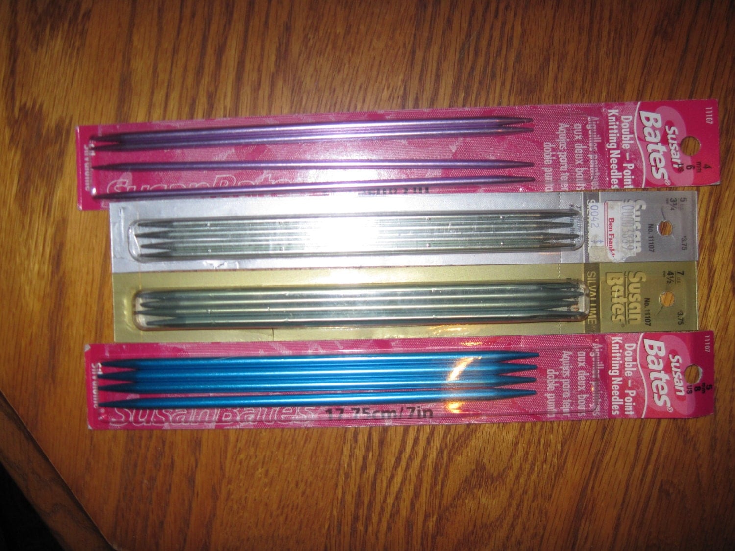 Susan Bates Knitting Needles Double Pointed Sizes 5 6 7 8