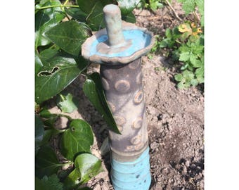 Ceramic ornament sculpture. Hand-made in Yorkshire- Hand made, UK pottery, garden sculpture