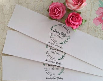 Download Kraft Paper Belly Bands 100 ... Product Wrap Blank or Yellowimages Mockups