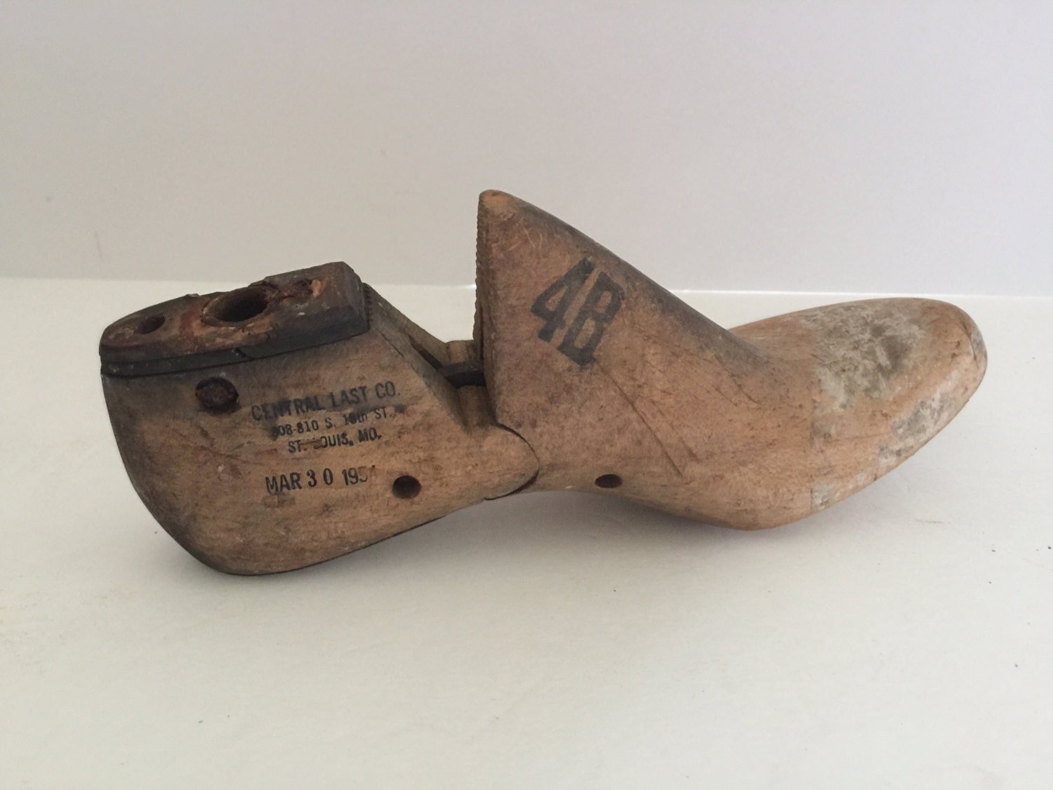 Antique Wooden Shoe Mold