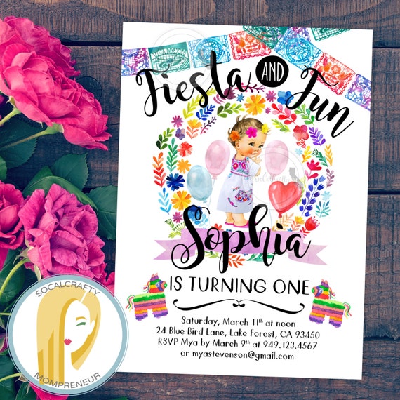 Fiesta Theme Party Invitations 7