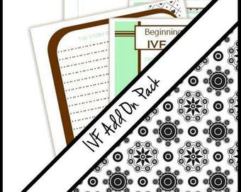 IVF add on pages for your JaDazzles Baby Memory Book ..... Journal page