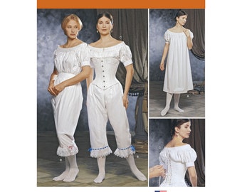 Pick Your Size - Simplicity Historical Costume Pattern 1139 by MARTHA McCAIN - Misses' Chemise, Corset and Drawers - The Fashion Historian