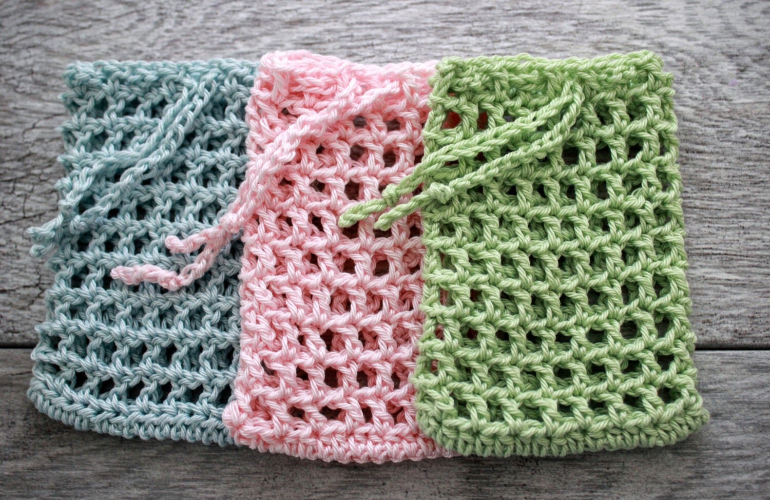 Cotton Crochet Soap Saver Crochet Mesh Soap Saver 100