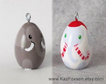 Custom Grey or White Elephant Ornament or Figurine