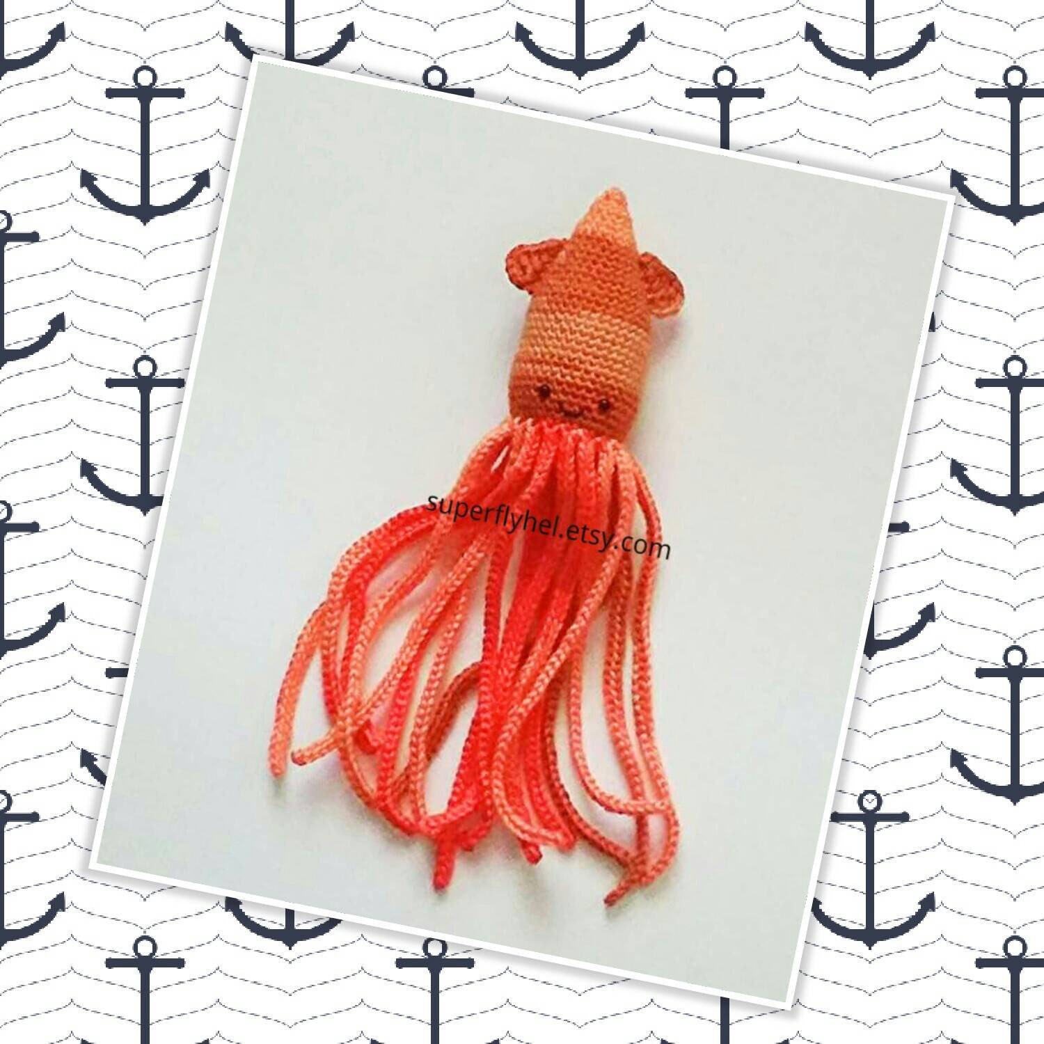 Squid Plush Toy Squid Stuffed Animal Plushie Sea Creature