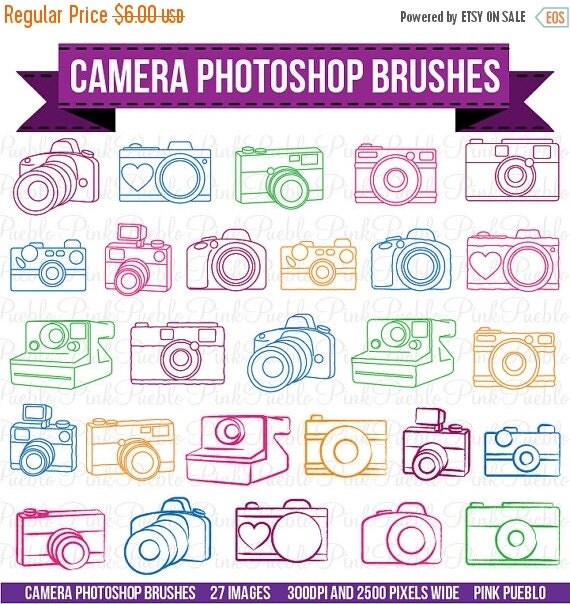 camera flash photoshop brushes download