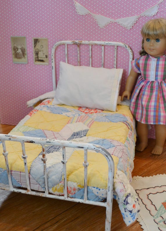 American Girl Heirloom Metal Doll Bed Shabby Chic Style