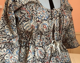 Early 19th Century Regency / Federalist Era Shortgown