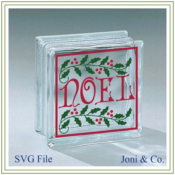 Download Noel SVG File Christmas Glass Blocks Christmas svg. Glass