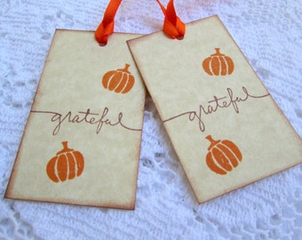 Grateful Tags Thanksgiving Tags