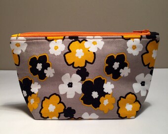 Floral Zipper Pouch
