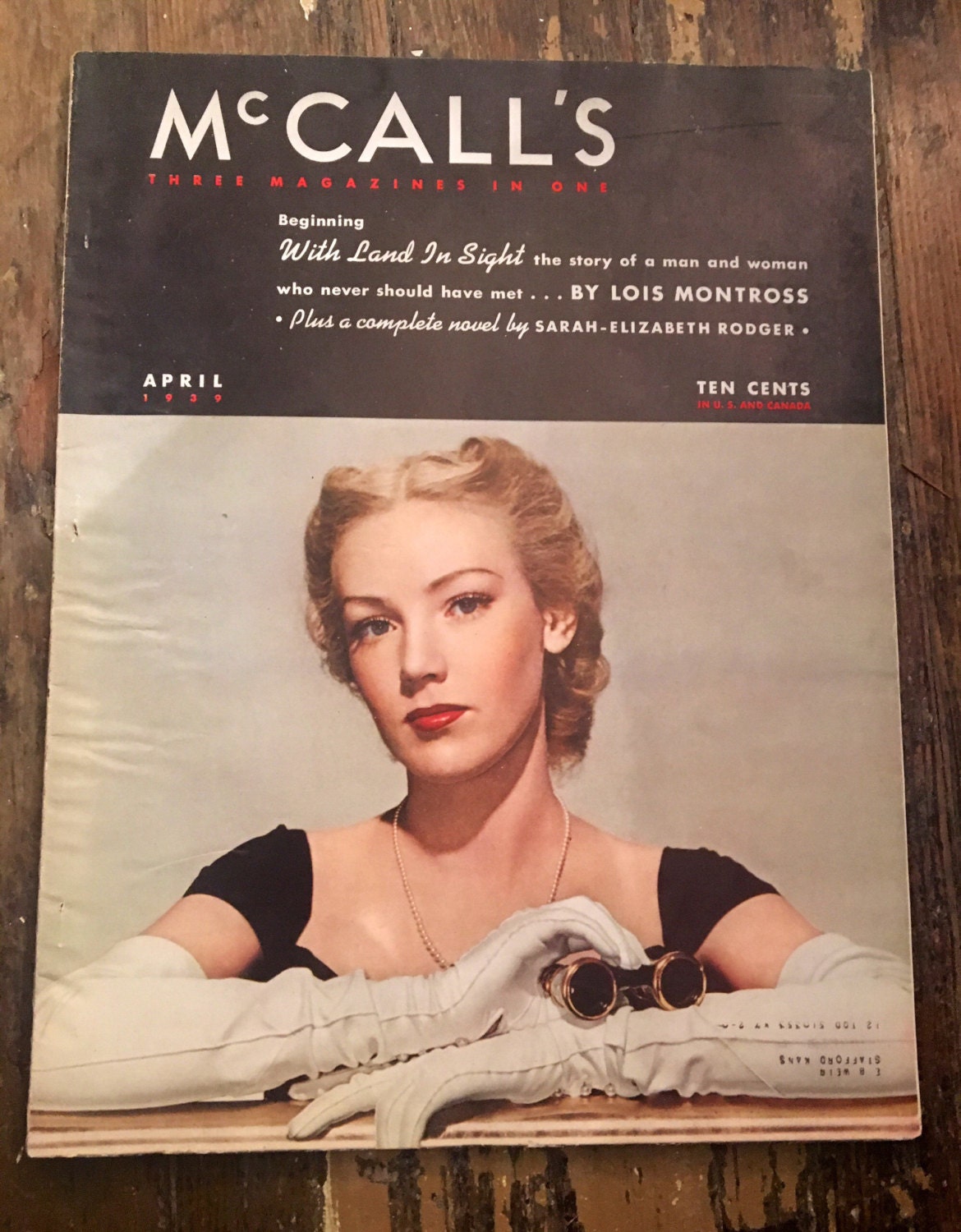 Vintage McCalls Magazine April 1939