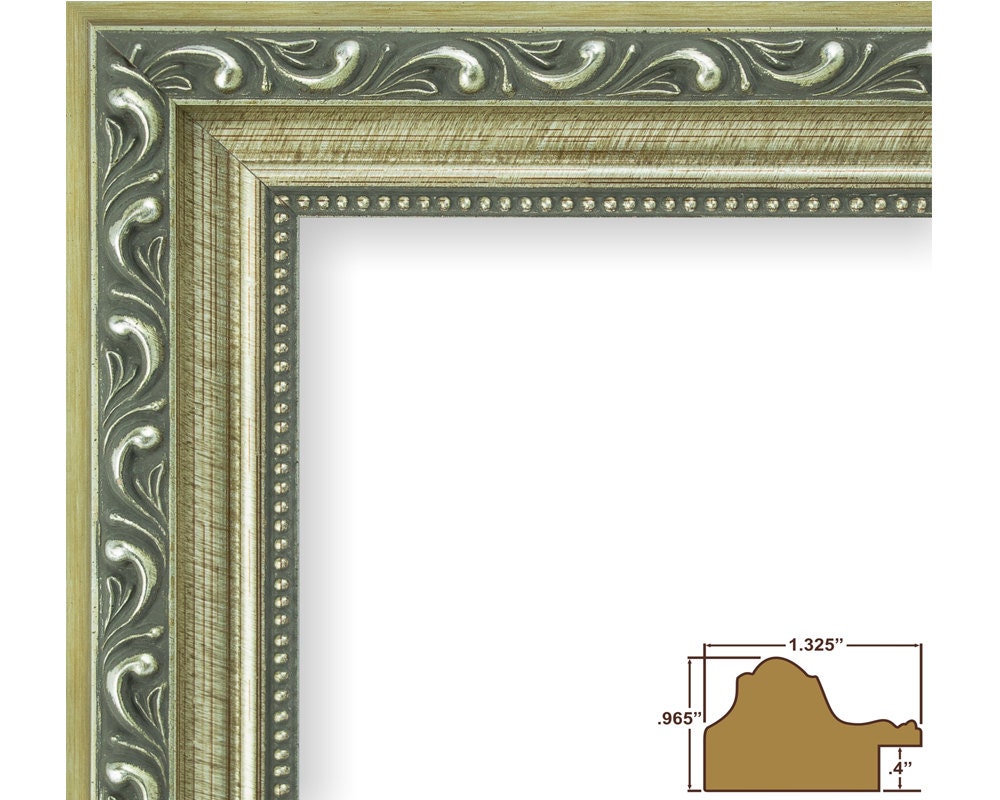 Craig Frames 16x20 Inch Antique Silver Picture Frame Ancien