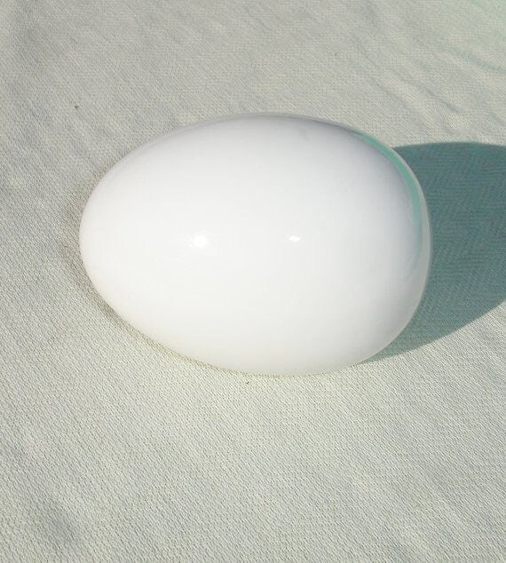 DIY Ready to Paint Ceramic Egg - Vintage Craft Supplies
