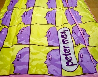 Vintage Authentic Peter Max Long Scarf