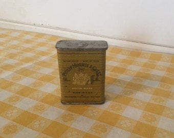 Antique Phillip Morris Cigarette Tin