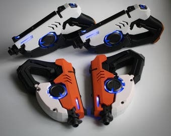 Overwatch Tracers Gun | Tracers Pulse Pistols | Overwatch Tracer Weapon Replica | Tracer Overwatch Cosplay Gun Prop