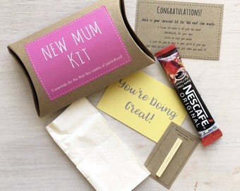 New Mum Kit - Funny New Mum Kit - New Mothers Kit - First Time Mum Kit - New Mum - Humorous New Mum Kit - Comedy New Mum Kit - New Mum Gift