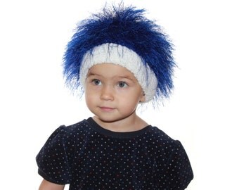 Baby or Adult hats / Cabbage Patch Hat / Beanie Wig / Children fuzzy hat Thing 1 Thing 2/ Baby costume / Halloween Costume / troll wig