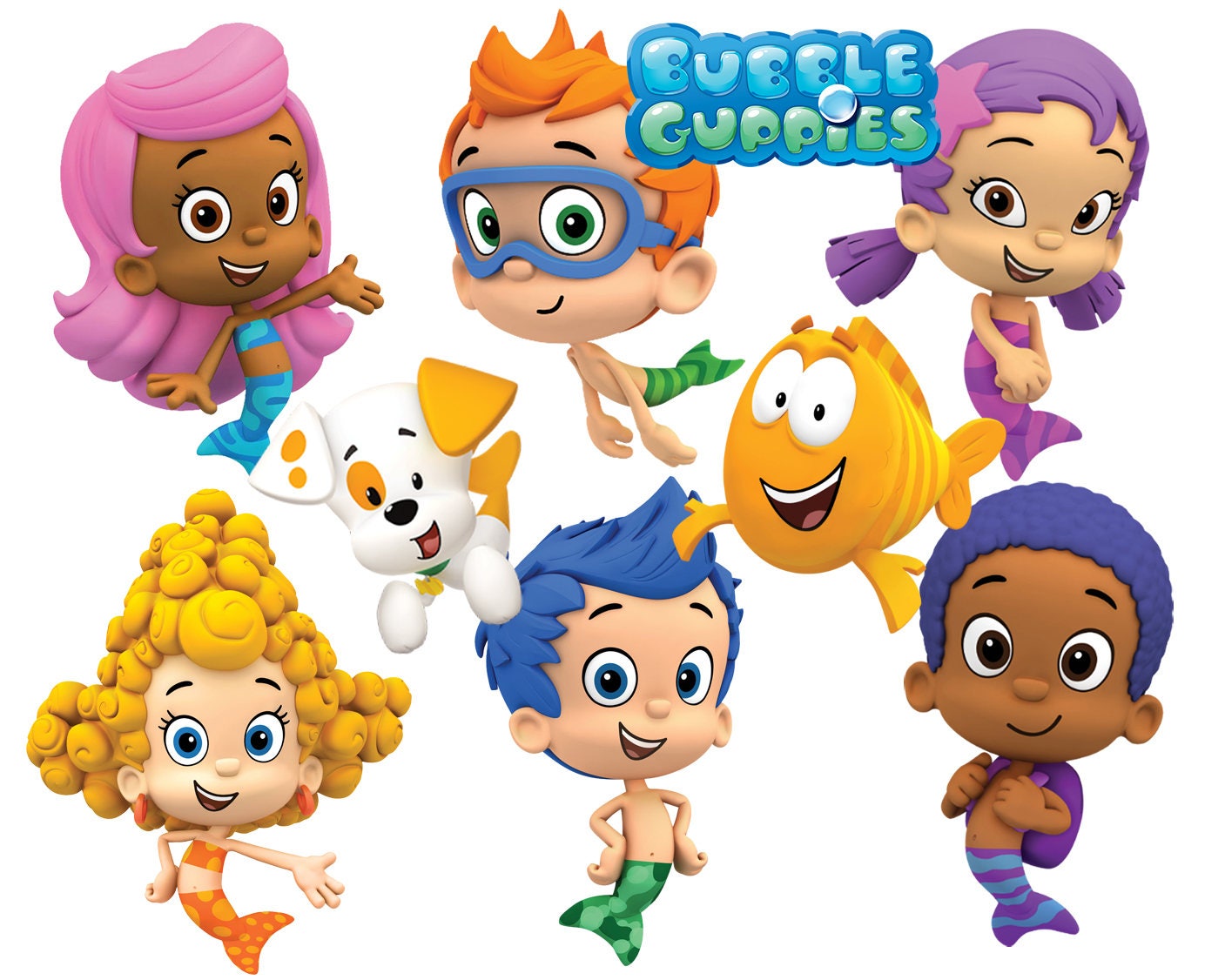 Bubble guppies belly button