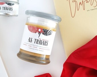 As Travars // A Darker Shade of Magic 8oz Jar Candle — Scented Soy Candle