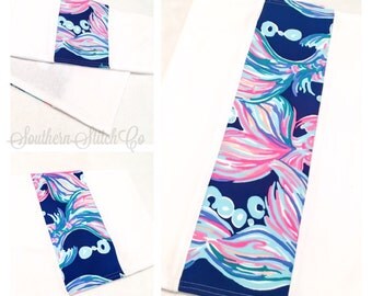 Burp Cloth set in Lilly Pulitzer Going Coastal