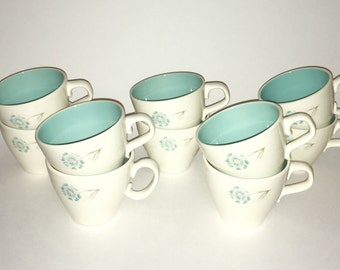 Midcentury Taylor, Smith and Taylor Ever Yours "Boutonnière" cups