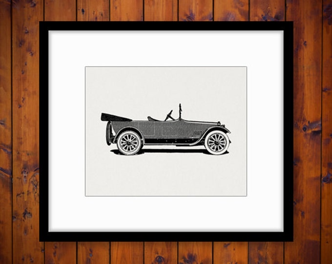 Digital Printable Automobile Graphic Vintage Car Download Image Illustration Antique Clip Art Jpg Png Eps HQ 300dpi No.2147