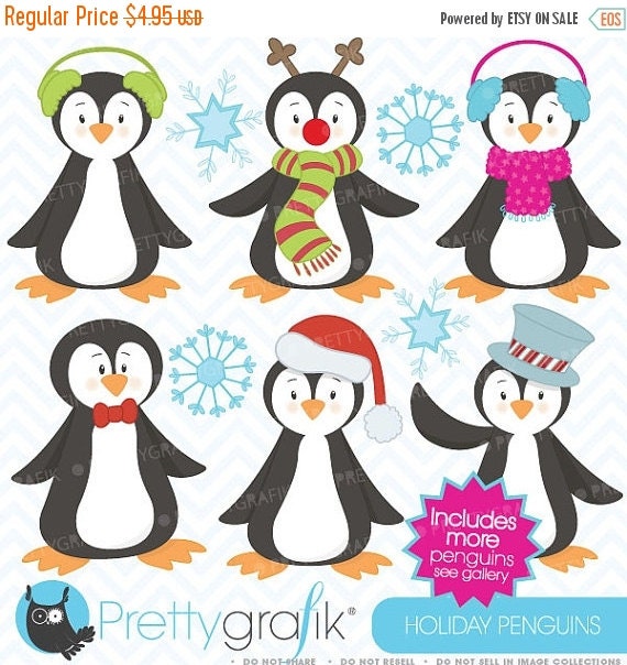 80% OFF SALE penguin clipart commercial use, vector graphics, digital clip art, digital images - Cl401 Il_570xn